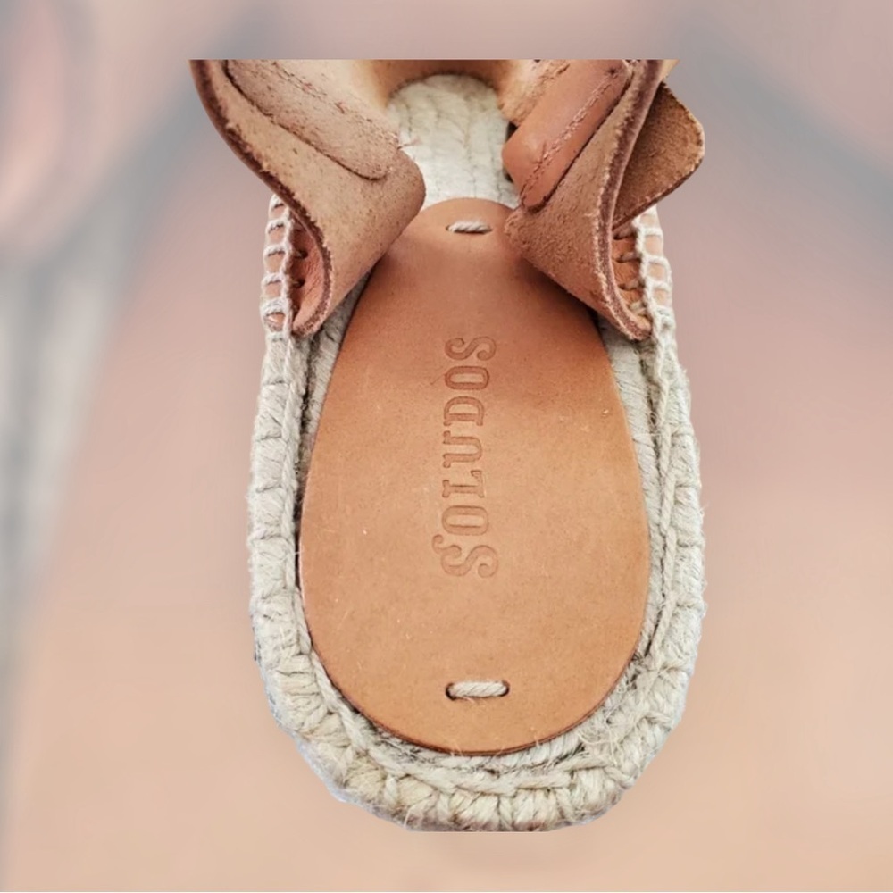 Soludos Minorca High Platform Leather Sandals Wedges NEW! - Picture 3 of 7
